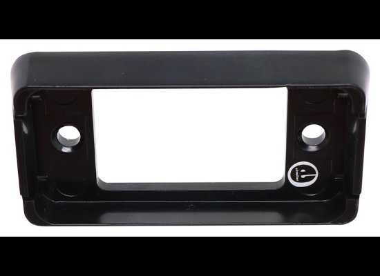 MOUNTING BRACKET FOR 2-1/2" TRAILER LIGHTS, BLACK, OPEN BACK, SURFACE MOUNT, WITH GASKET