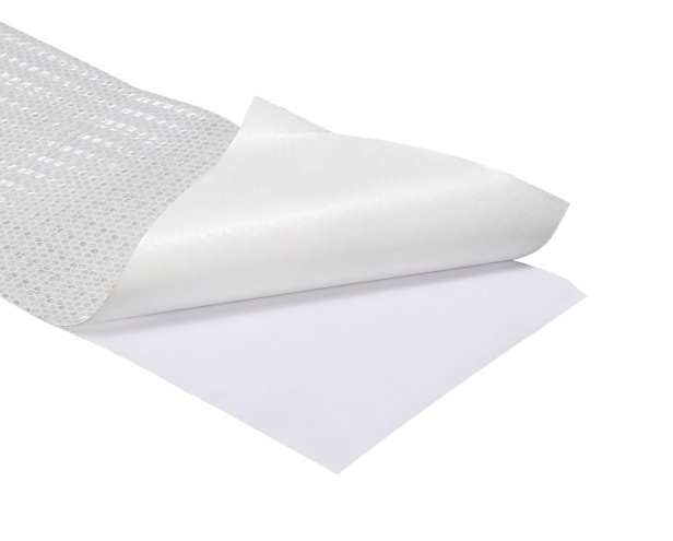 REFLECTIVE 4" TAPE, DOT CONSPICOUS, WHITE, HIGH VISABILITY - SOLD PER FT