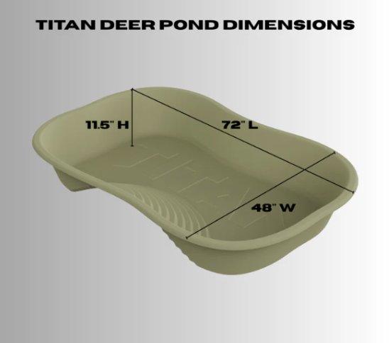 TITAN BLINDS 100 GALLON DEER POND