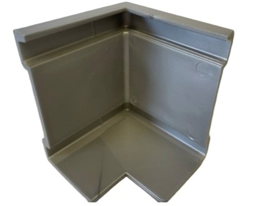 REAR ROOF CORNER CAP, PLASTIC, GRAY