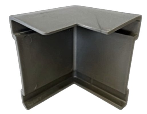 REAR ROOF CORNER CAP, PLASTIC, GRAY