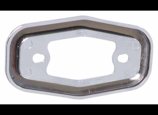 POLISHED CHROME RING BEZEL MOUNT FOR OPTRONICS MCL13 SERIES LED LIGHTS 3-1/4" x 1-13/16"