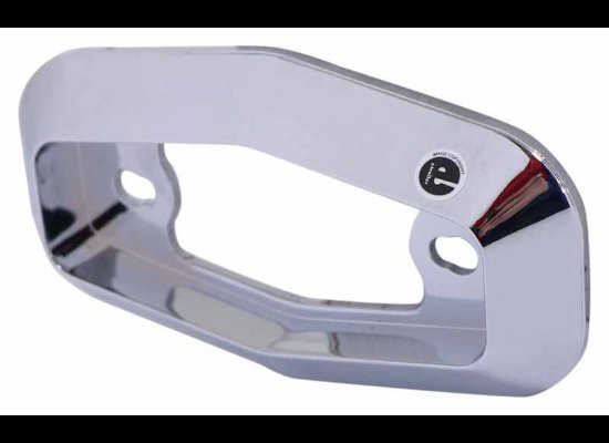 POLISHED CHROME RING BEZEL MOUNT FOR OPTRONICS MCL13 SERIES LED LIGHTS 3-1/4" x 1-13/16"