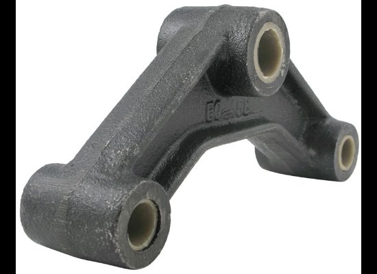 EQ-458 CURVED EQUALIZER FOR 1-3/4" DOUBE EYE SPRING, 6-1/4" LONG , 3/4" CENTER HOLE