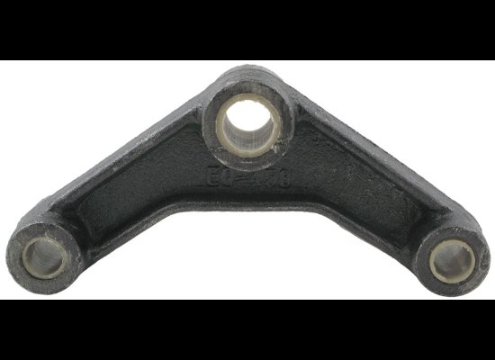 EQ-458 CURVED EQUALIZER FOR 1-3/4" DOUBE EYE SPRING, 6-1/4" LONG , 3/4" CENTER HOLE