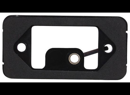 MOUNTING BRACKET FOR 2-1/2" TRAILER LIGHTS, BLACK, SELF GROUNDING, SURFACE MOUNT, WITH GASKET