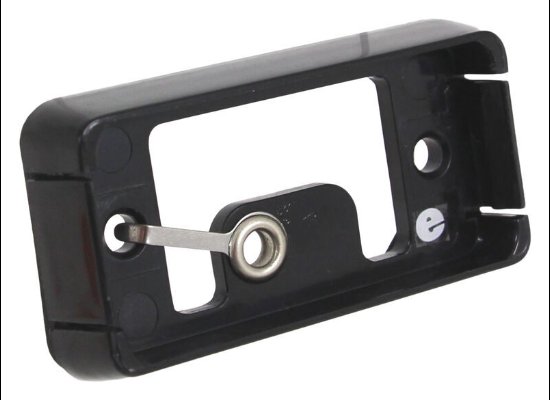 MOUNTING BRACKET FOR 2-1/2" TRAILER LIGHTS, BLACK, SELF GROUNDING, SURFACE MOUNT, WITH GASKET