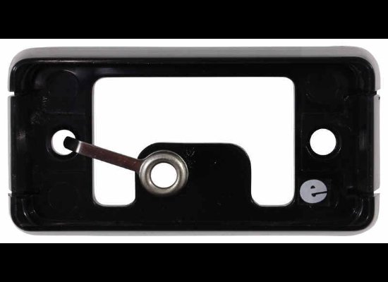 MOUNTING BRACKET FOR 2-1/2" TRAILER LIGHTS, BLACK, SELF GROUNDING, SURFACE MOUNT, WITH GASKET