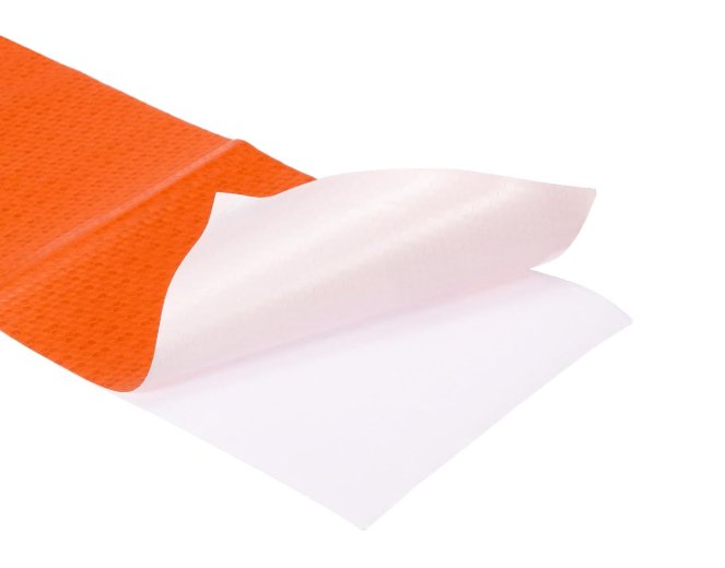 REFLECTIVE 4" TAPE, DOT CONSPICOUS, ORANGE / AMBER, HIGH VISABILITY - SOLD PER FT