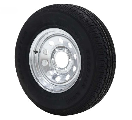 225/75R15 SPARE TIRE - GALVANIZED MOD 6 LUG 6X5.5, 6 ON 5.5 , LRE - GRANDFORCE