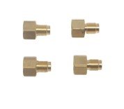 HYDRAULIC BRAKE LINE ADAPTER, 1/4" FEMALE TO 3/16" MALE - QTY 4 PER PACK