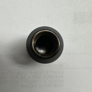 1/2"-20 60* BLACK LUG WHEEL NUT CLOSED END, ACORN WHEEL NUT 1.40" TALL