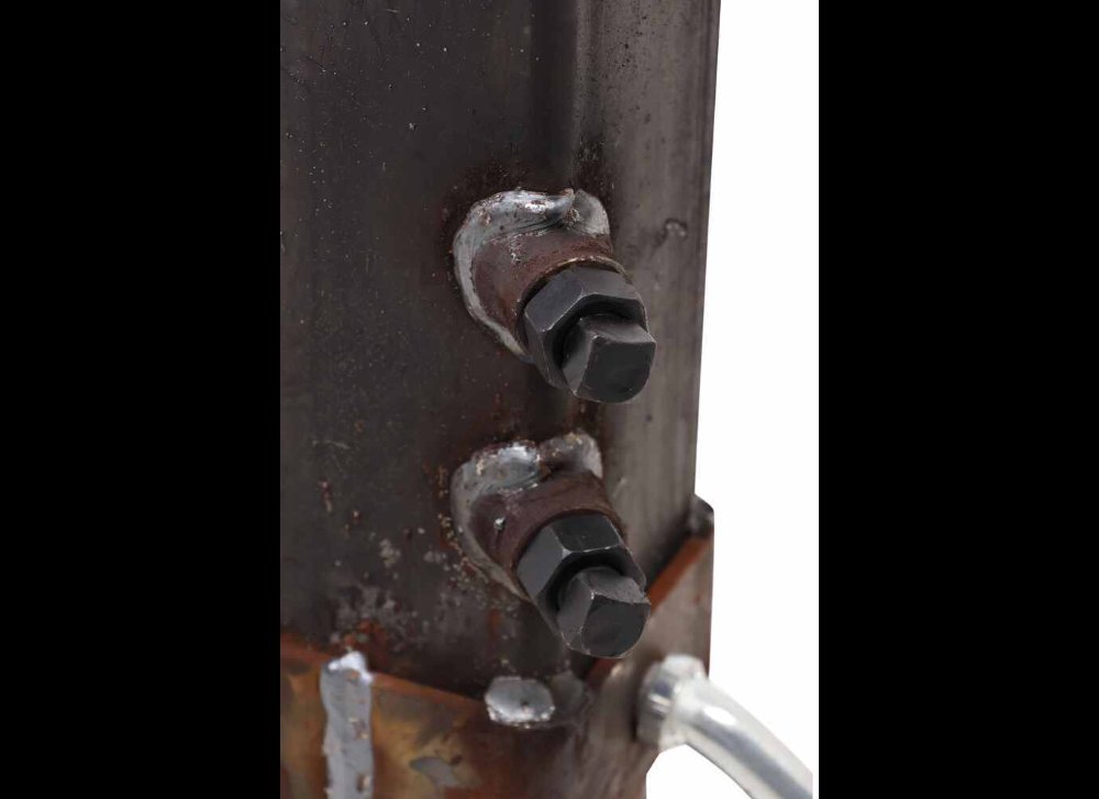 RAM GOOSENECK SQUARE COUPLER W/ LOAD BEARING PIN, 8" ADJUSTMENT, 2-5/16" BALL, 25K CAPACITY