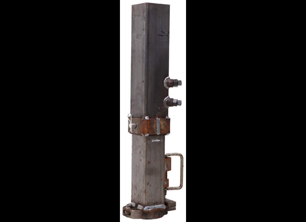 RAM GOOSENECK SQUARE COUPLER W/ LOAD BEARING PIN, 8" ADJUSTMENT, 2-5/16" BALL, 25K CAPACITY