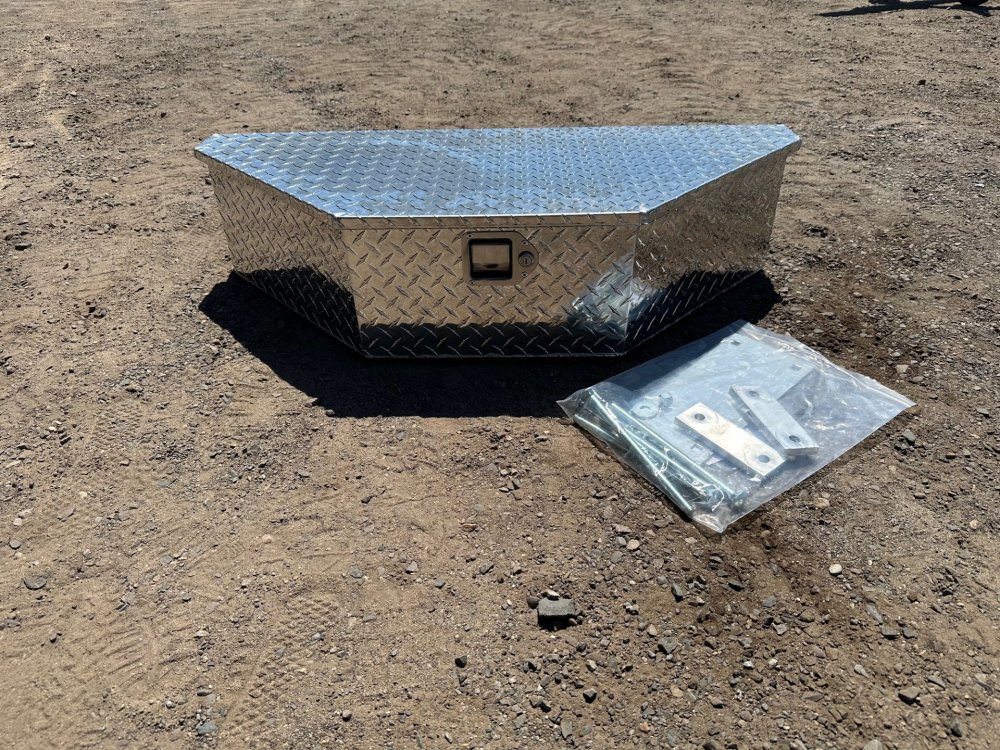 ALUMA ALUMINUM STORAGE BOX, TOOL BOX, 45 DEGREE, FOR 82 TILT OR 78 SERIES