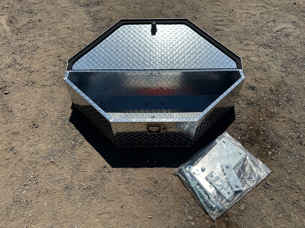 ALUMA ALUMINUM STORAGE BOX, TOOL BOX, 45 DEGREE, FOR 82 TILT OR 78 SERIES