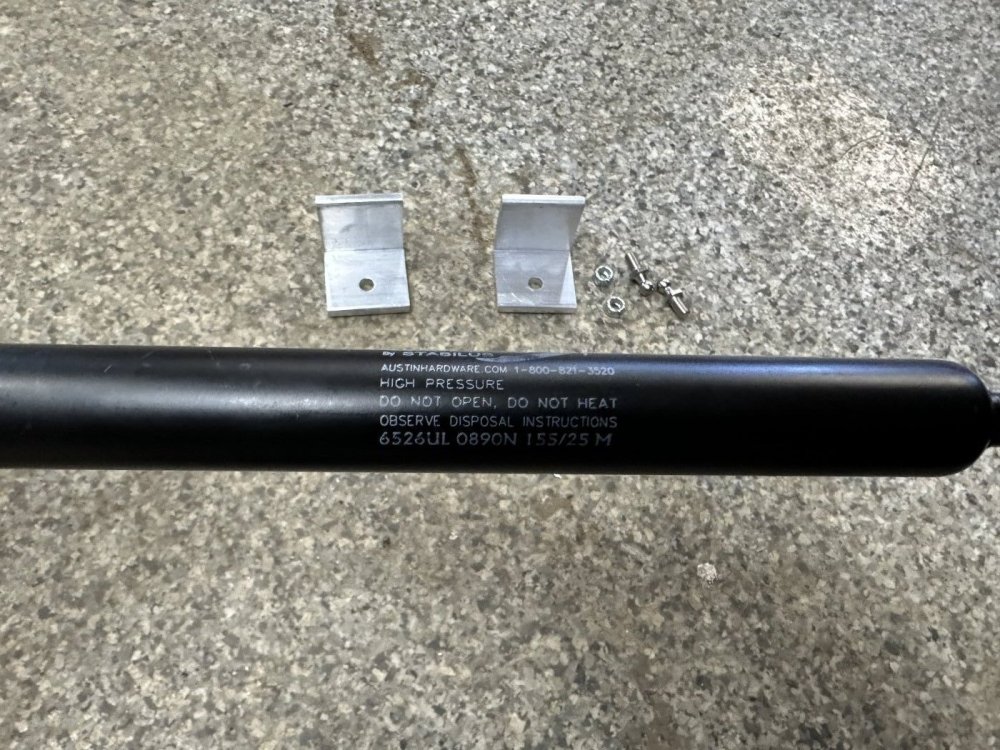 ALUMA REPLACEMENT GAS SHOCK, SPRING, LIFT ROD, 78 TILT SERIES TRAILER
