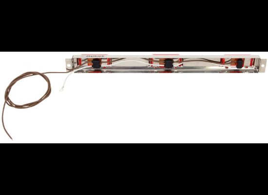 RED LED 9 DIODE IDENTIFICATION ID CLEARANCE LIGHT BAR, TRAILERS OVER 80" WIDE, SUBMERSIBLE