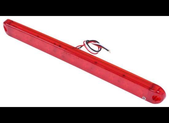 THINLINE LED TRAILER TAIL LIGHT - STOP, TURN, TAIL - 11 DIODES, RED LENS
