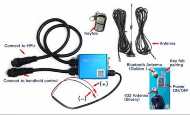 KTI SURE-TRAC BLUETOOTH WIRELESS REMOTE KIT FOR HYDRAULIC DUMP TRAILERS