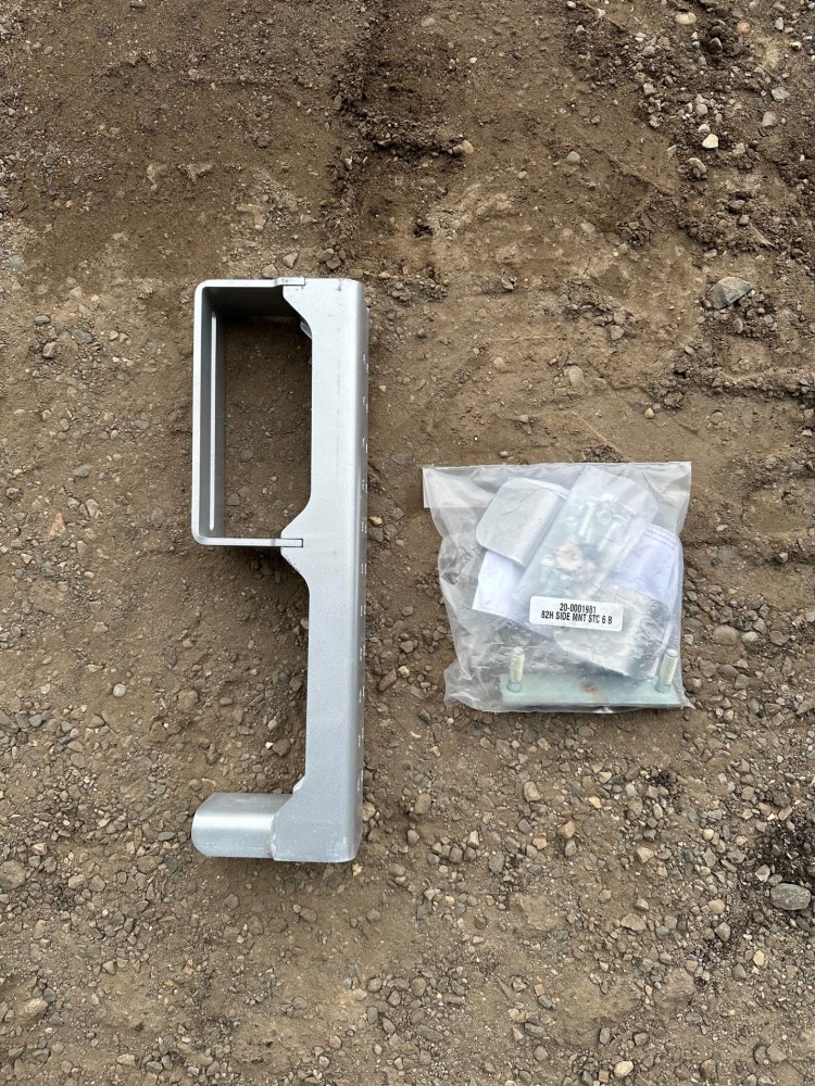 82 SERIES SPARE TIRE MOUNT - SIDE MOUNT, 6 BOLT STEEL