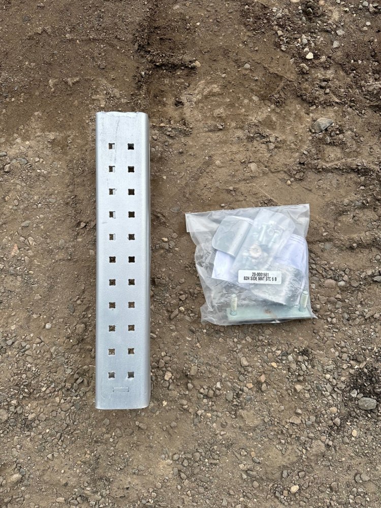 82 SERIES SPARE TIRE MOUNT - SIDE MOUNT, 6 BOLT STEEL