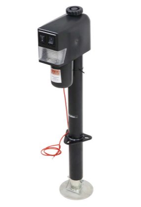 RAM A-FRAME ELECTRIC JACK, 3.5K WITH FOOTPLATE, 25-1/8" LIFT, 18" TRAVEL, BLACK
