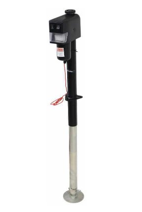 RAM A-FRAME ELECTRIC JACK, 3.5K WITH FOOTPLATE, 25-1/8" LIFT, 18" TRAVEL, BLACK