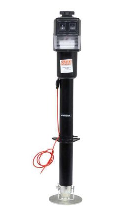 RAM A-FRAME ELECTRIC JACK, 3.5K WITH FOOTPLATE, 25-1/8" LIFT, 18" TRAVEL, BLACK