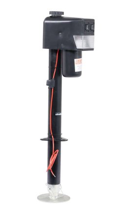 RAM A-FRAME ELECTRIC JACK, 3.5K WITH FOOTPLATE, 25-1/8" LIFT, 18" TRAVEL, BLACK