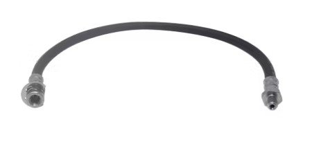 HYDRAULIC BRAKE LINE / RUBBER FLEX HOSE 11/32" ID X 3/8" OD , 3/8"-24 M/F FITTING, 18-1/2" LONG