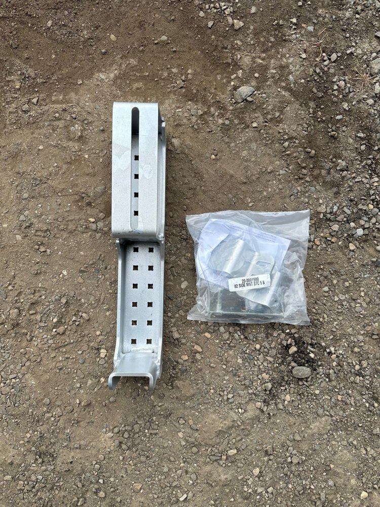 82 SERIES SPARE TIRE MOUNT - SIDE MOUNT, 5 BOLT STEEL