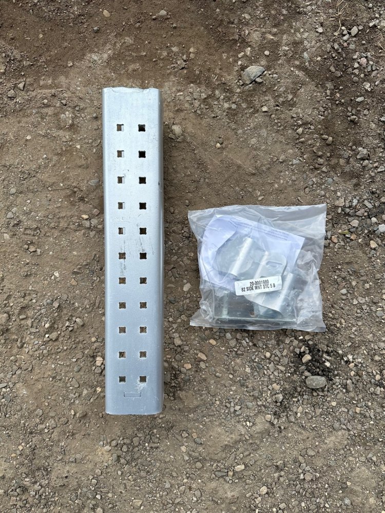 82 SERIES SPARE TIRE MOUNT - SIDE MOUNT, 5 BOLT STEEL