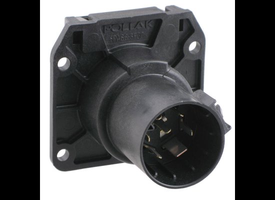 POLLAK REPLACEMENT 7-POLE, 7-WAY RV TRAILER CONNECTOR SOCKET - VEHICLE END