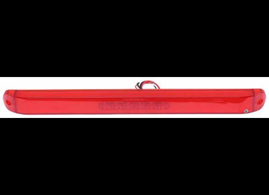 GLOLIGHT THINLINE LED TRAILER TAIL LIGHT STT, 28 DIODE - RED LENS 17"X1-3/8"X1"
