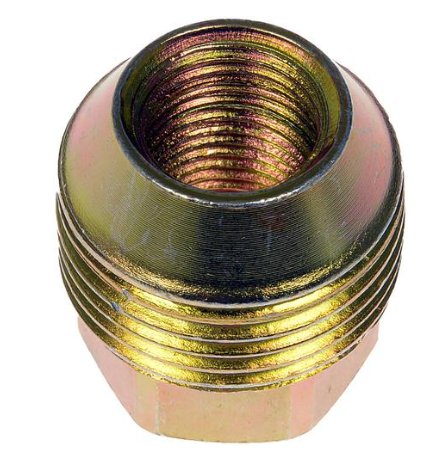 9/16-18 LUG NUT, BULGE ACORN, CONICAL SEAT 60*, DUAL THREAD 7/8" HEX, 1-1/8" TALL