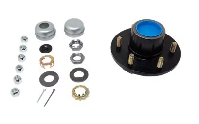 IDLER HUB ASSEMBLY - 6 ON 5.5, 6X5.5, FOR 6K AXLES, #42 SPINDLE, 1/2" STUDS
