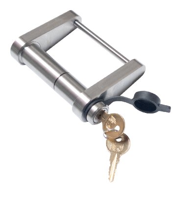 INFINITERULE TRAILER LATCH LOCK FOR DEMCO STAMPED EZ-LATCH COUPLER, 2" BALL