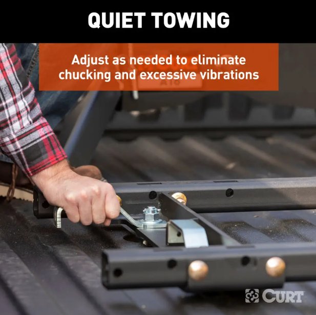 CURT PUCK SYSTEM 5TH WHEEL ADAPTER WITH RAILS, FOR SELECT CHEVY, FORD, GMC - 25K