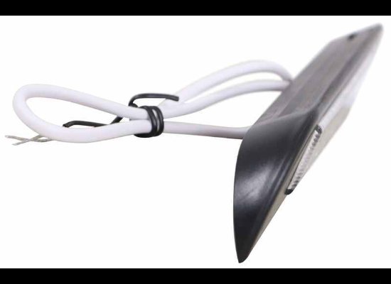 OPTI-BRITE LED STRIP LIGHT, WHITE - BLACK WEDGE BASE, 9"X1-5/8"X3/4"