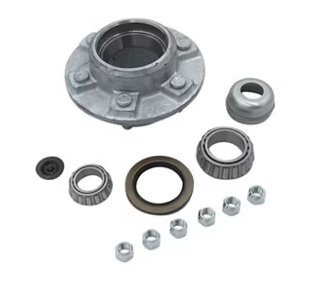IDLER HUB ASSEMBLY - 6 ON 5.5, 6X5.5, FOR 6K AXLES, #42 SPINDLE, 1/2" STUDS, GALVANIZED