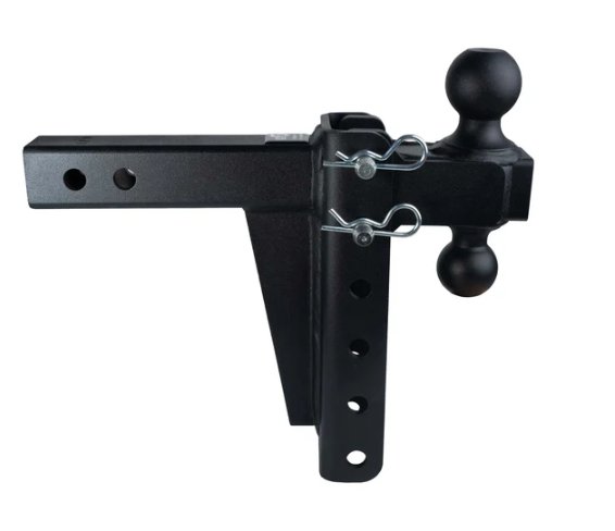 BULLETPROOF HITCHES 2-BALL MOUNT FOR 2" HITCH, 6" DROP, 6" RISE - 14K
