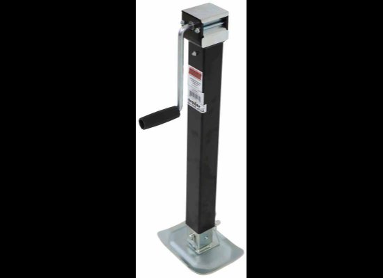 RAM SIDEWIND DROP LEG JACK 28-7/8" LIFT 7K LIFT , 8K SUPPORT, SQUARE WELD ON