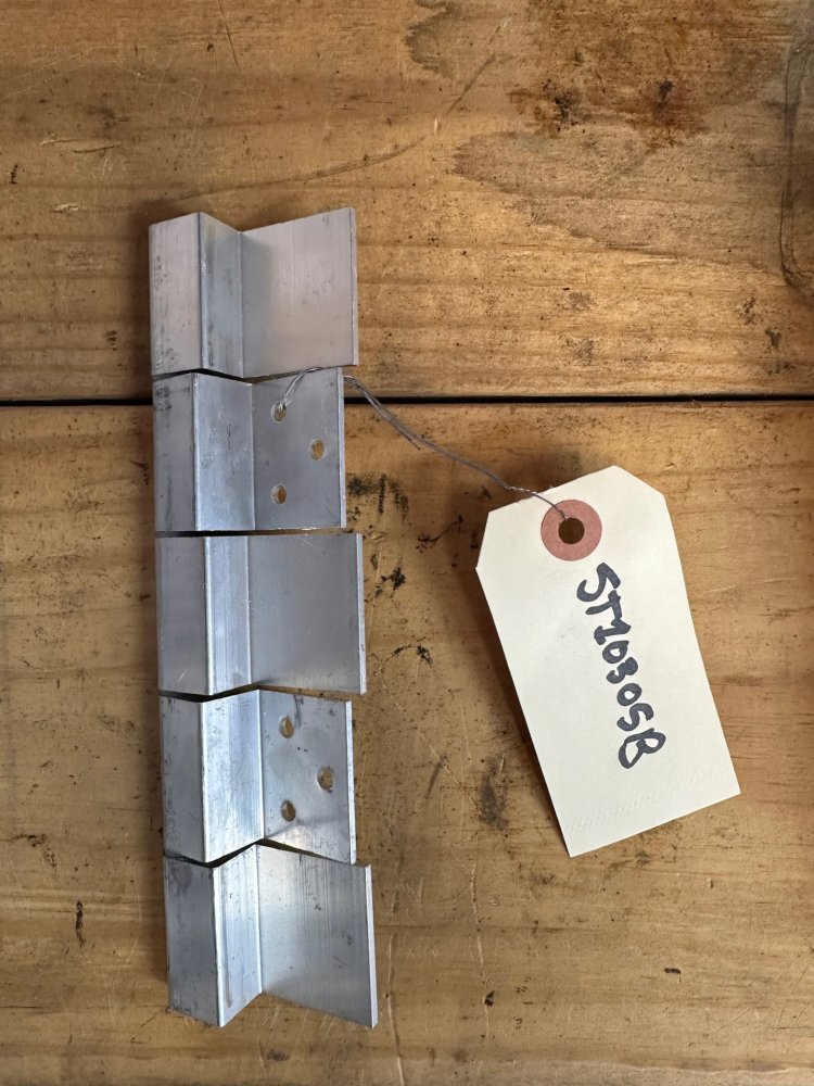 SURE-TRAC ENCLOSED TRAILER SIDE DOOR HINGE, 5 LEAF ALUMINUM
