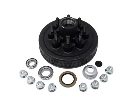 DEXTER - 8 LUG 12" HUB & DRUM ASSEMBLY LOOSE KIT 8X6.5, 5/8 STUDS, 5.2K - 7K CAPACITY - RETAIL BOXED