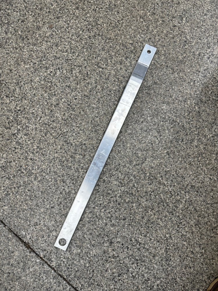 LEGEND BI-FOLD RAMP GATE ARM, ALUMINUM, 2"X32"X0.375