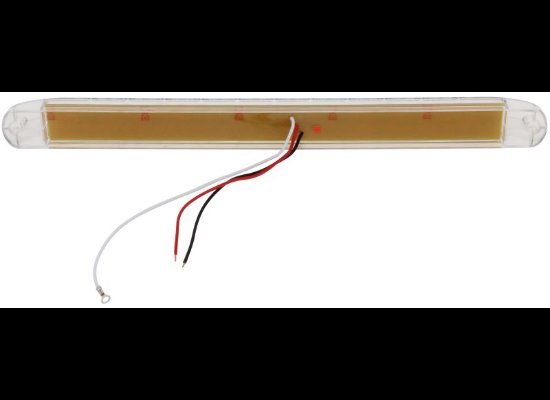 OPTRONICS LED COMBINATION TAIL LIGHT, CLEAR LENS LED, 11 DIODE, 17" X 1-1/2"