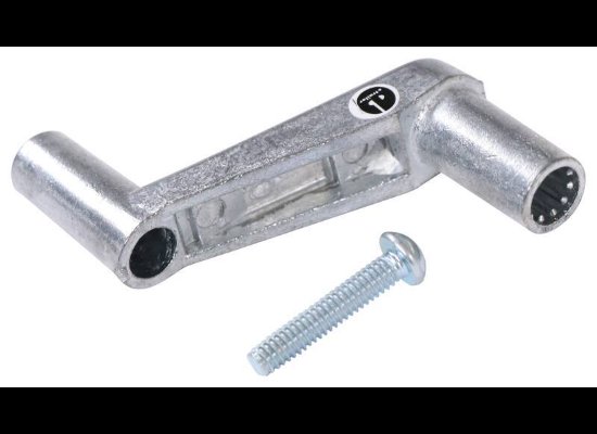 METAL VENT CRANK HANDLE, 1"