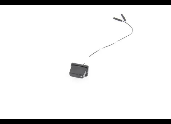 LED LICENSE PLATE LIGHT, SUBMERSIBLE, 3 DIODE, BLACK HOUSING, CLEAR LENS, 2 WIRE, 2-3/4"L X 1-7/8"W