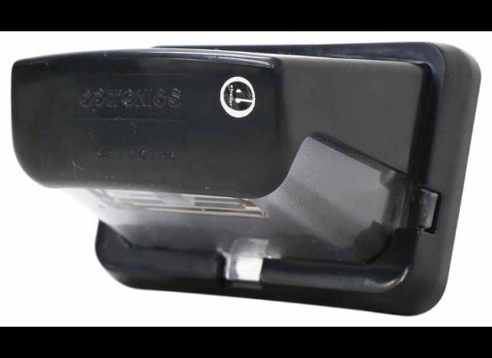 LED LICENSE PLATE LIGHT, SUBMERSIBLE, 3 DIODE, BLACK HOUSING, CLEAR LENS, 2 WIRE, 2-3/4"L X 1-7/8"W